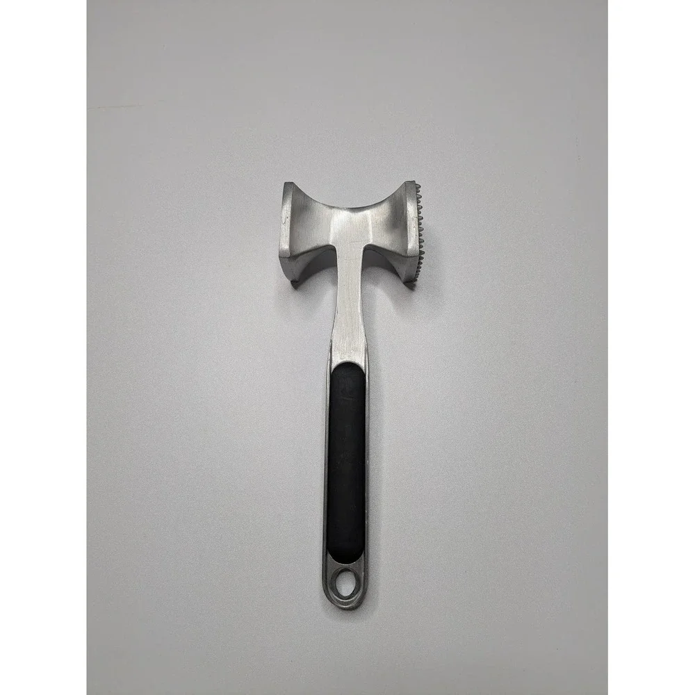 KitchenAid Silver Meat Tenderizer – Dual‑Sided Heavy‑Duty Mallet